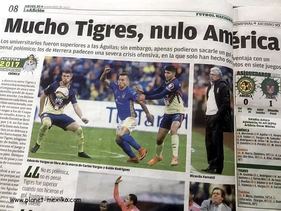 Sport in der Zeitung Milenio