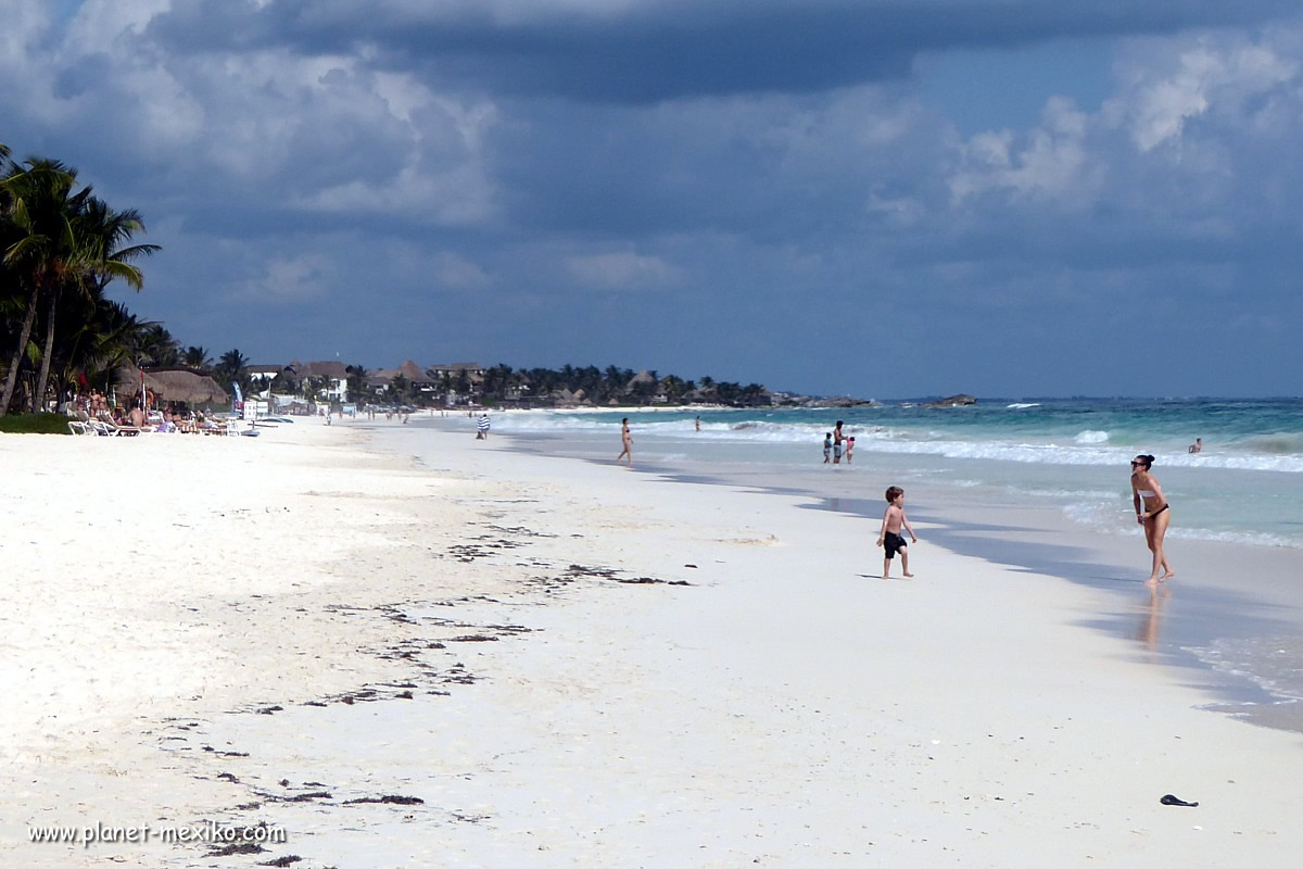 Familienurlaub am Strand in der Karibik