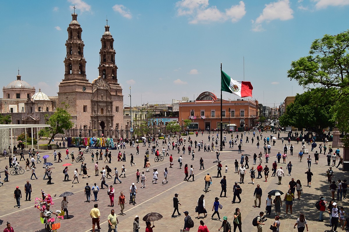 Kathedrale im historischen Stadtzentrum von Aguascalientes