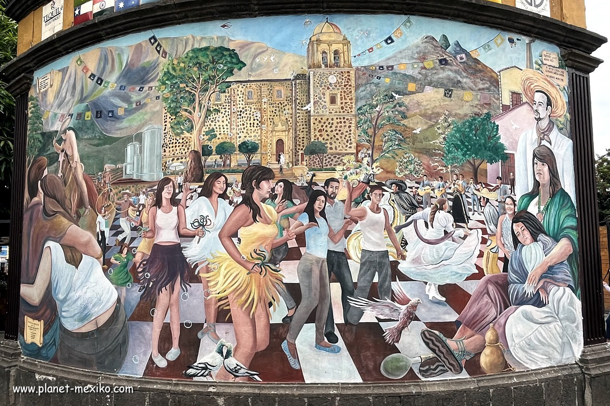 Mural im Pueblo Mágico Tequila