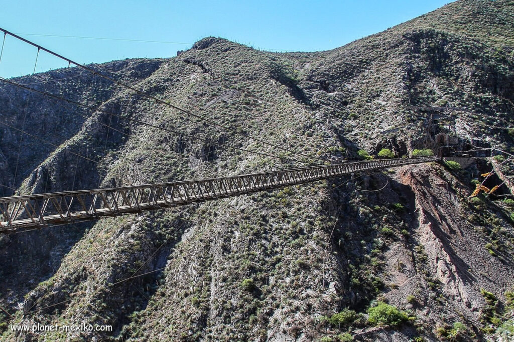 Ojuela Hängebrücke unweit von Mapimi