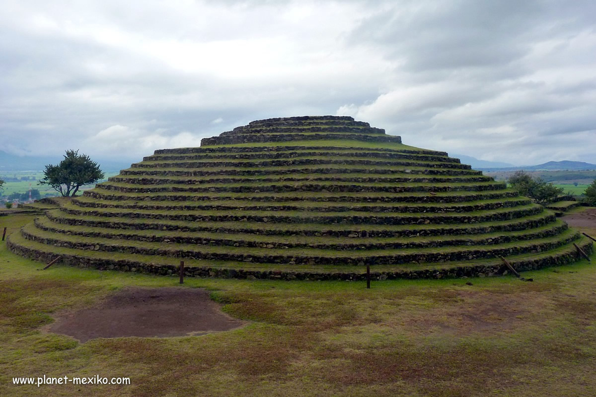 Runde Pyramiden von Guachimontones in Jalisco