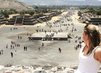 Pyramiden Teotihuacán Sehenswürdigkeit Reisen in Mexiko