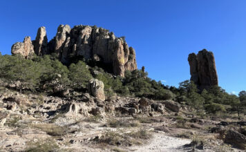 Sierra de Organos im Bundesstaat Zacatecas