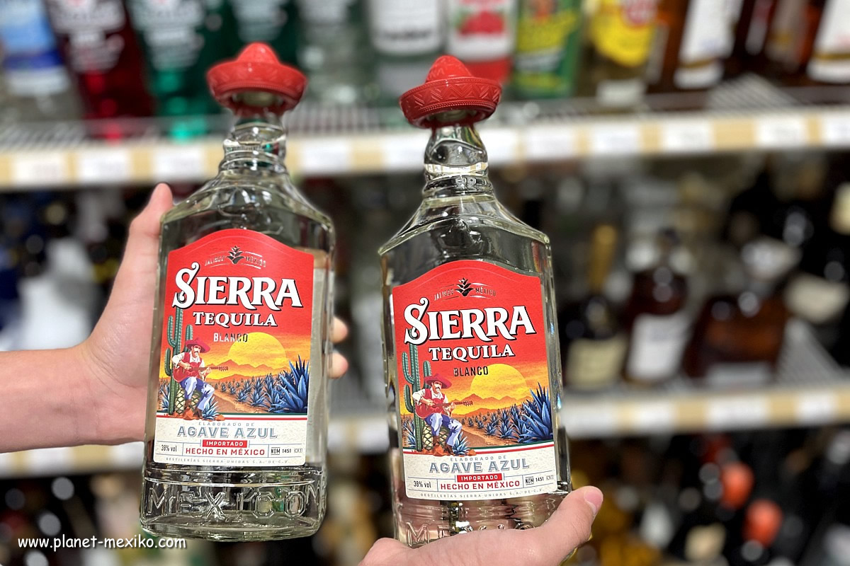 Sierra Tequila mit dem roten Sombrero