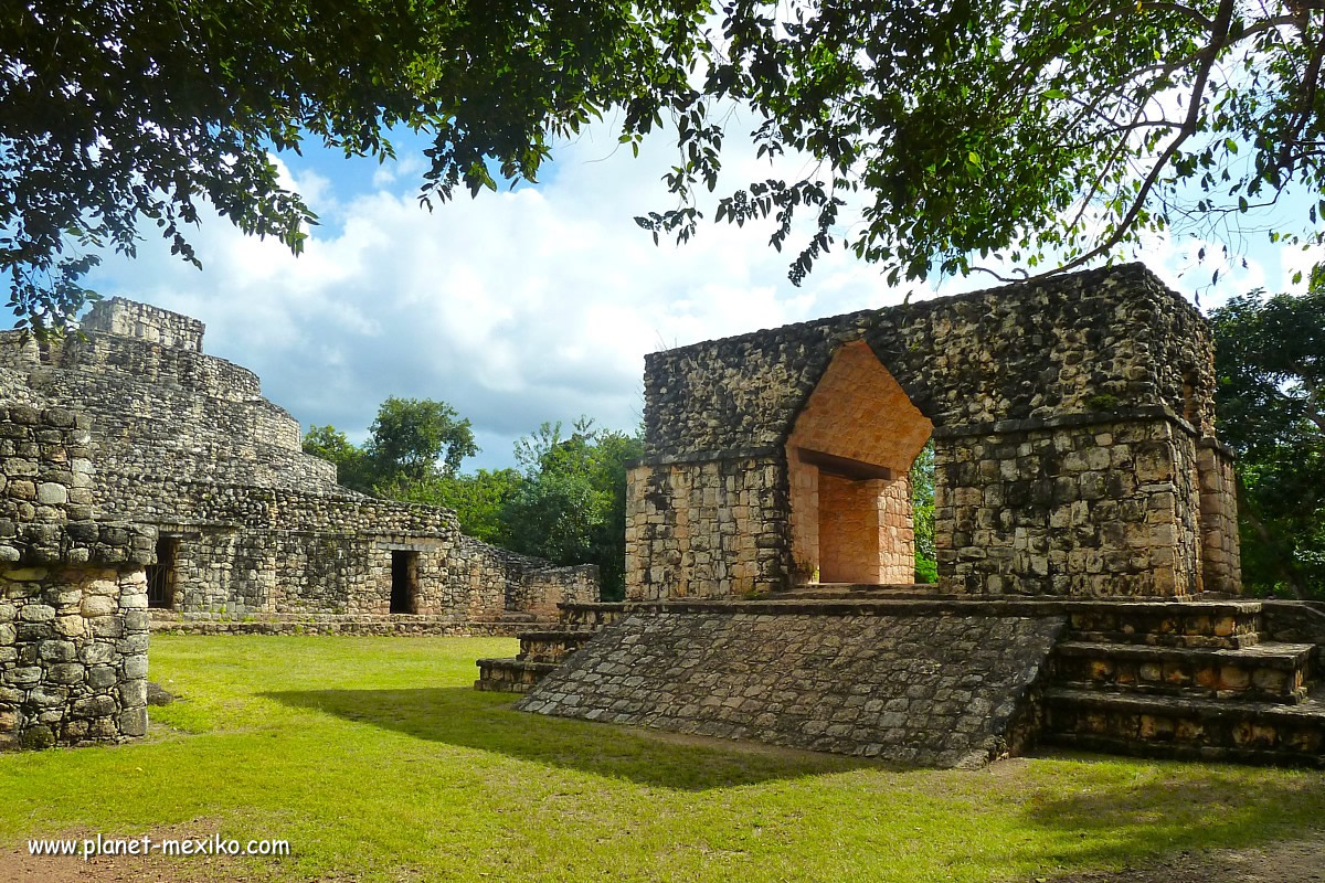 Tempel der Maya-Stadt Ek Balam